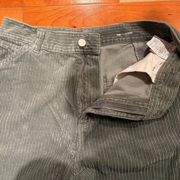 Carhartt WIP Work In Progress Corduroy Wide Leg Jen's Pants Women's 30 - Picture 3 of 8